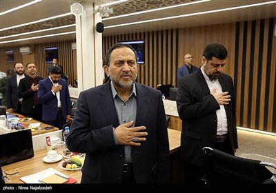 حمید رضا مقدم فر و محمدمهدی دانی قائم مقام خبرگزاری تسنیم در دوازدهمین همایش مدیران استانی خبرگزاری تسنیم - مشهد