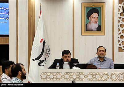 حمید رضا مقدم فر و محمدمهدی دانی قائم مقام خبرگزاری تسنیم در دوازهمین همایش استانی خبرگزاری تسنیم 