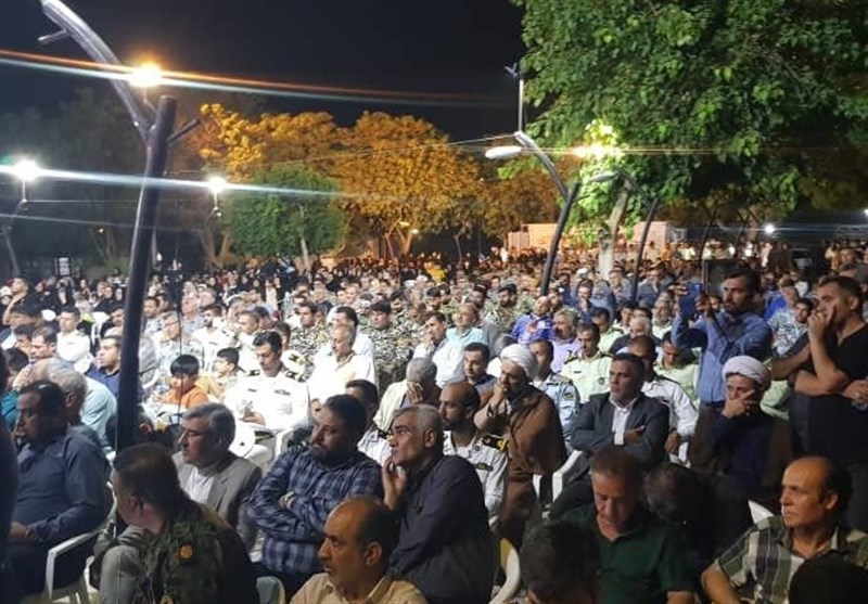 استقبال از پیکر مطهر شهید مرزبانی محمد زارعی در بوشهر