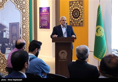 بازدید مدیران خبرگزاری تسنیم از نمایشگاه آستان قدس رضوی