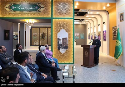 بازدید مدیران خبرگزاری تسنیم از نمایشگاه آستان قدس رضوی