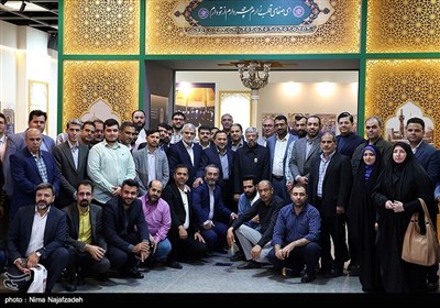 بازدید مدیران خبرگزاری تسنیم از نمایشگاه آستان قدس رضوی