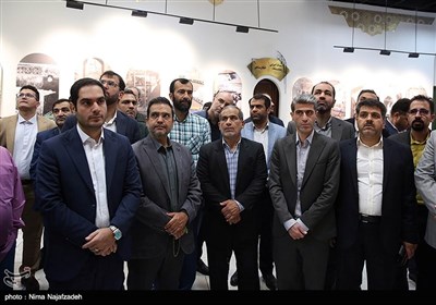 بازدید مدیران خبرگزاری تسنیم از نمایشگاه آستان قدس رضوی