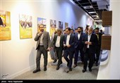 بازدید مدیران خبرگزاری تسنیم از نمایشگاه آستان قدس رضوی