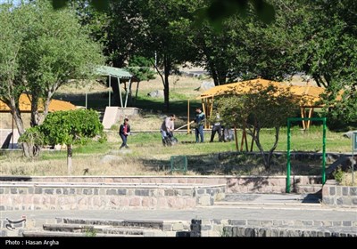 جمع آوری زباله در منطقه گردشگری ائل داغی زنجان