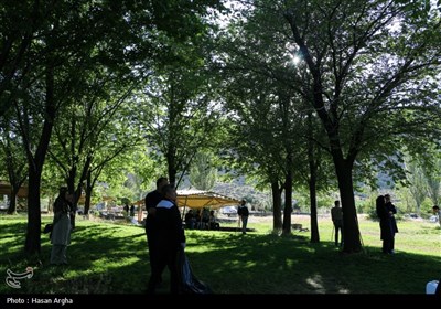 جمع آوری زباله در منطقه گردشگری ائل داغی زنجان