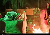 مجلس شهادت حضرت شاهچراغ (ع) در سوگواره ملی تعزیه ده زیار