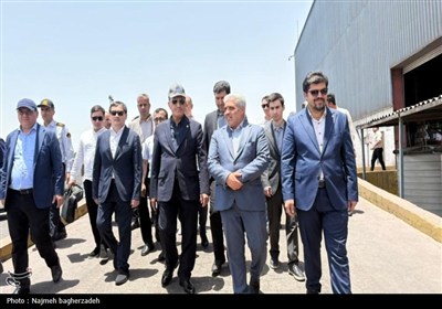بازدید وزیر حمل و نقل ازبکستان از بندر شهید رجایی