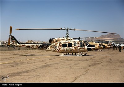 انضمام 10 مروحیات معاد تأهیلها إلى أسطول طیران الجیش الإیرانی