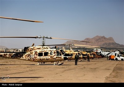 انضمام 10 مروحیات معاد تأهیلها إلى أسطول طیران الجیش الإیرانی