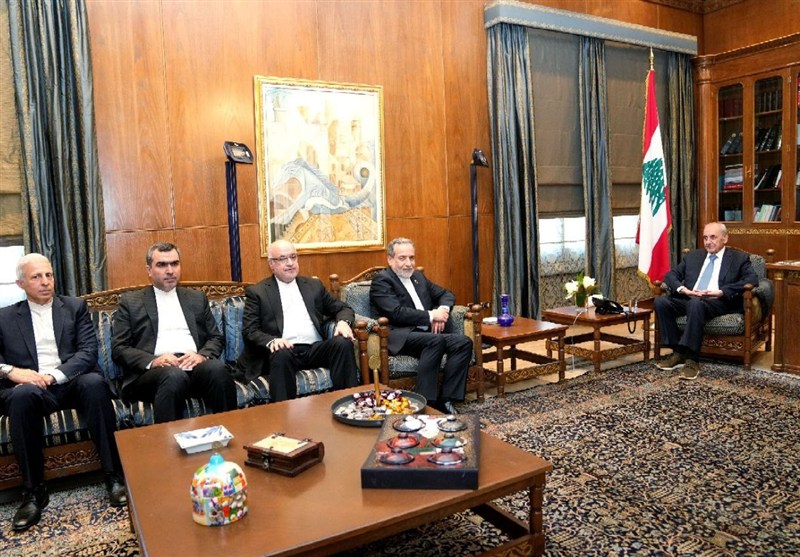 عراقجی یلتقی رئیس مجلس النواب اللبنانی