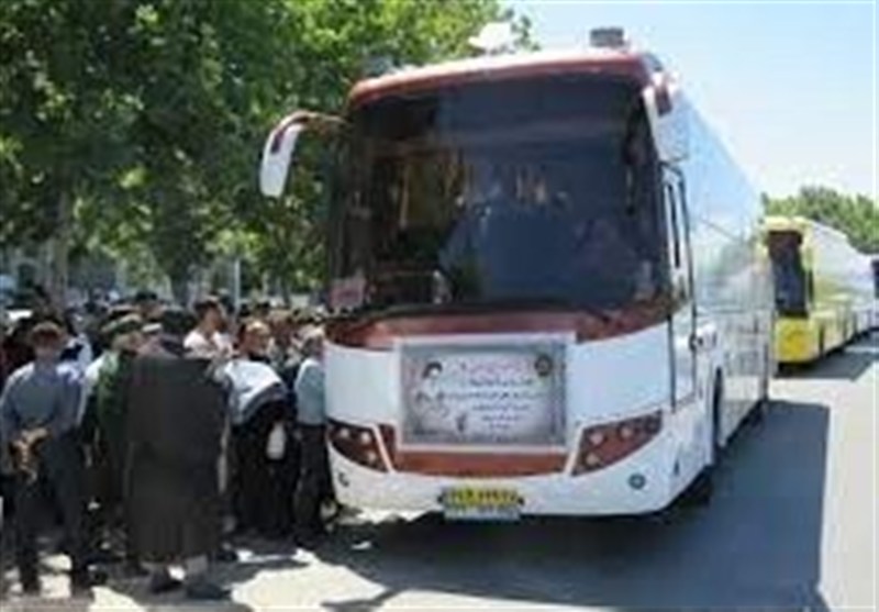 حرکت زائران روح‌الله از اردبیل به مرقد مطهر امام راحل(ره)