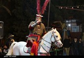 صحنه ورود شمر به صحرای کربلا در تعزیه شهادت حضرت عباس (ع)