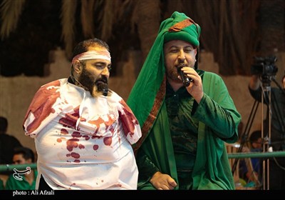 تعزیه شهادت حضرت عباس (ع) در سوگواره تعزیه ده زیار