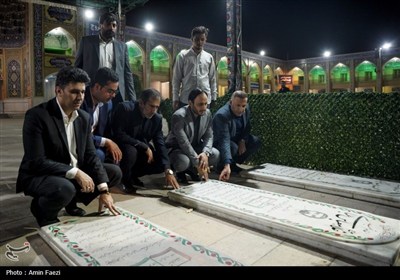 یادواره شهدای 15 خرداد و بندر شهید رجایی در حرم شاهچراغ