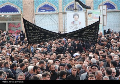 دسته عزاداری شهادت حضرت مسلم (ع) در بازار تاریخی اردبیل