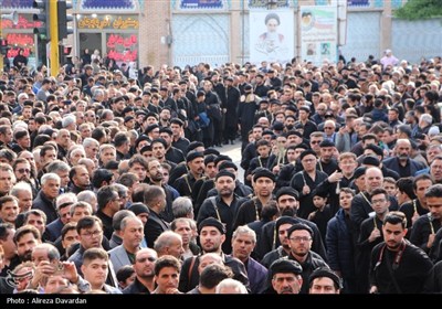 دسته عزاداری شهادت حضرت مسلم (ع) در بازار تاریخی اردبیل