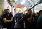 خروش عزاداران در حرم حضرت عبدالعظیم(ع) در ظهر عاشورا + فیلم