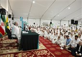 من صحراء عرفات.. حجة الإسلام نوّاب: البراءة من الکیان الصهیونی تجاوزت حدود المسلمین