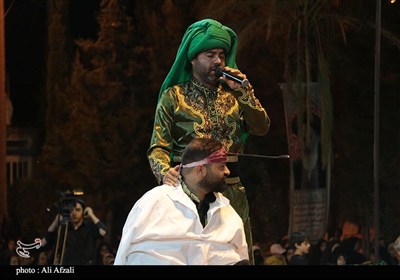 تعزیه شهادت حضرت عباس‌(ع) در سوگواره ملی تعزیه ده زیار 