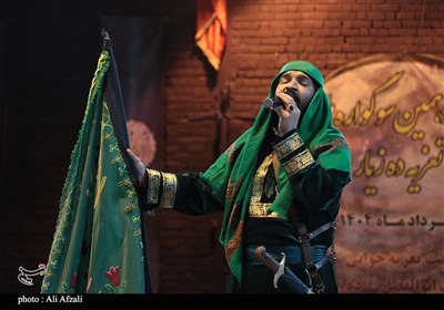 تعزیه شهادت حضرت عباس‌(ع) در سوگواره ملی تعزیه ده زیار 