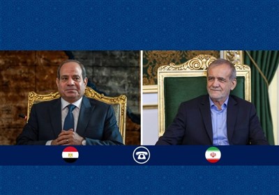 تاکید پزشکیان بر تقویت روابط با مصر در گفتگو با السیسی