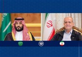 بزشکیان فی اتصال هاتفی مع بن سلمان: نشکر السعودیة على جهودها فی تنظیم الحج