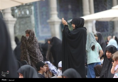 مراسم دعای عرفه در حرم حضرت معصومه(س)