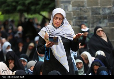 مراسم دعای عرفه در اصفهان و همدان