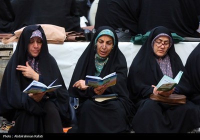 مراسم دعای عرفه در اصفهان و همدان