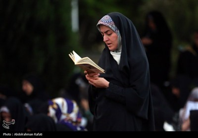 مراسم دعای عرفه در اصفهان و همدان