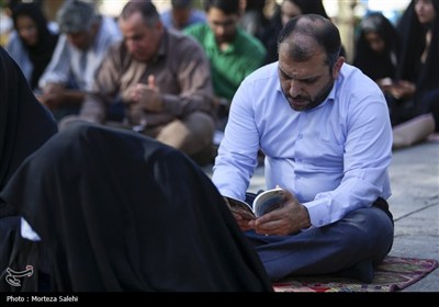 مراسم دعای عرفه در اصفهان و همدان