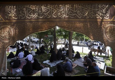 مراسم دعای عرفه در اصفهان و همدان