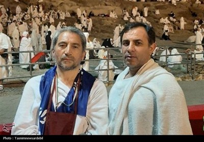 تصاویر روحنواز از حال و هوای حجاج اردبیلی در صحرای عرفات
