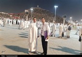 تصاویر روحنواز از حال و هوای حجاج اردبیلی در صحرای عرفات