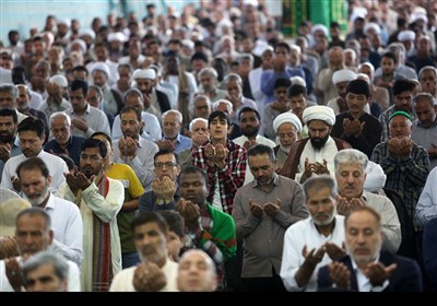 نماز عید قربان در مصلی قدس قم