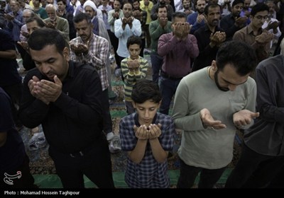 نماز عید قربان در مسجد جمکران