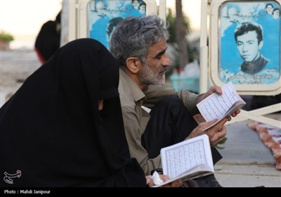 دعای عرفه در جوار شهدا