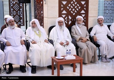 دیدار صمیمانه علمای اهل سنت با سرپرست حجاج ایرانی در مکه
