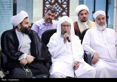 دیدار صمیمانه علمای اهل سنت با سرپرست حجاج ایرانی در مکه
