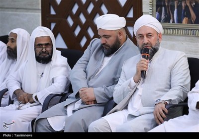 دیدار صمیمانه علمای اهل سنت با سرپرست حجاج ایرانی در مکه