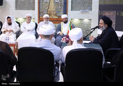 دیدار صمیمانه علمای اهل سنت با سرپرست حجاج ایرانی در مکه