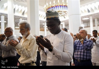 صلاة عيد الأضحى في مرقد شاه جراغ (ع)