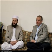 دیدار استاندار با امام جمعه  اهل سنت درمیان