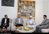 دیدار استاندار با امام جمعه  اهل سنت درمیان