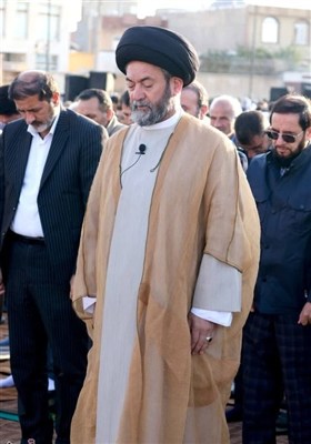 نماز باشکوه عید سعید قربان به امامت آیت‌الله عاملی در شهیدگاه