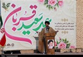 نماز باشکوه عید سعید قربان به امامت آیت‌الله عاملی در شهیدگاه