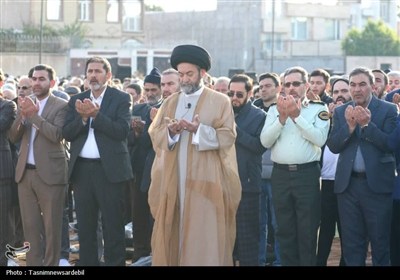 نماز باشکوه عید سعید قربان به امامت آیت‌الله عاملی در شهیدگاه
