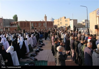 نماز باشکوه عید سعید قربان به امامت آیت‌الله عاملی در شهیدگاه