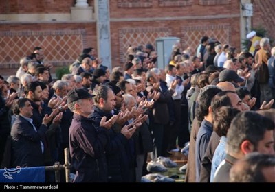 نماز باشکوه عید سعید قربان به امامت آیت‌الله عاملی در شهیدگاه
